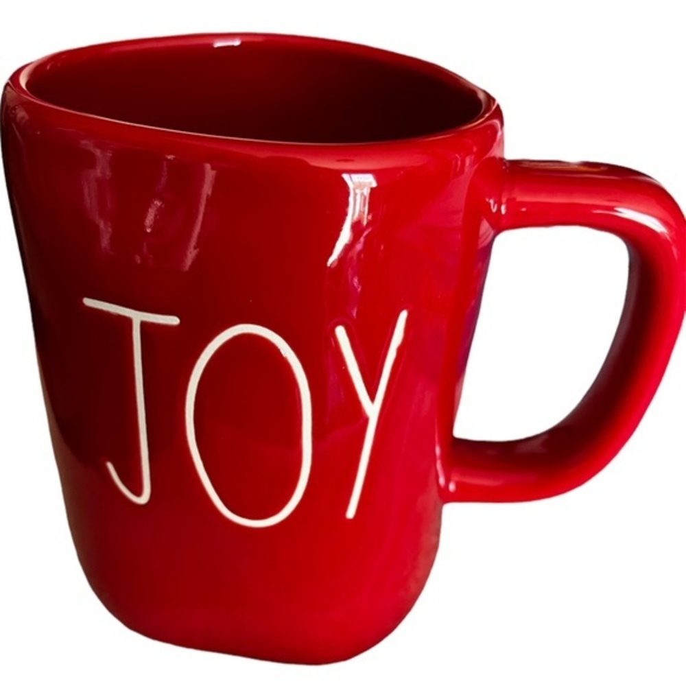 Rae Dunn Red JOY Mug - NWT